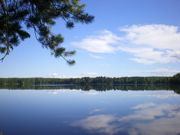 Tömäjärvi Kompurankärjen luona, kuva Pekka Harne